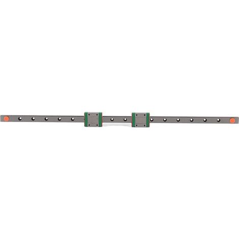 Miniatur-Linearführungsschiene MGN12, 450 mm, 12 mm breit, 2 Gleitblöcke MGN12B, 1 Stück (1/5)