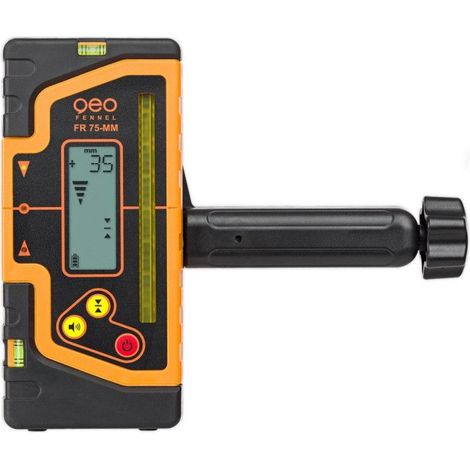 Geo Fennel – Cellule de réception pour laser de mesure à diode rouge et verte – Très grande fenêtre de réception 100 mm – Affichage numérique – 257200