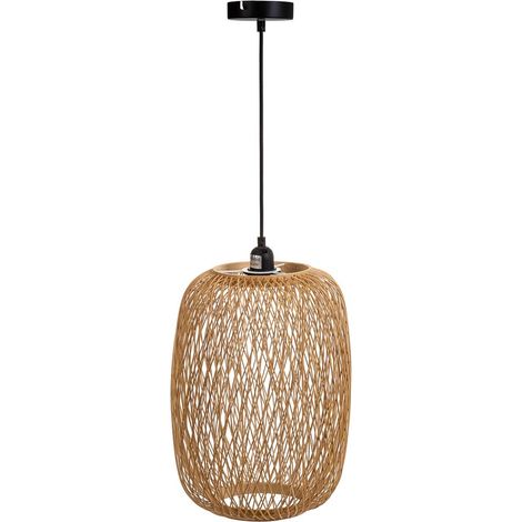 Lámpara de techo marrón d28x38h cm (1/5)
