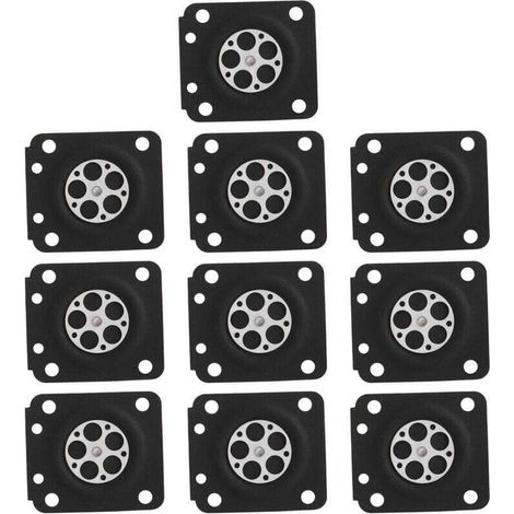 10-piece carburetor diaphragm gasket set for chainsaws, practical accessory for ZAMA MS210 MS230 MS2500 chainsaws