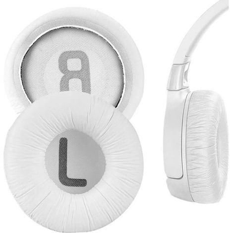 (White) Replacement Ear Pads Compatible with JBL Tune 600 / 500BT / 510BT / 450BT - Headphone Foam Cushions - White (1/4)