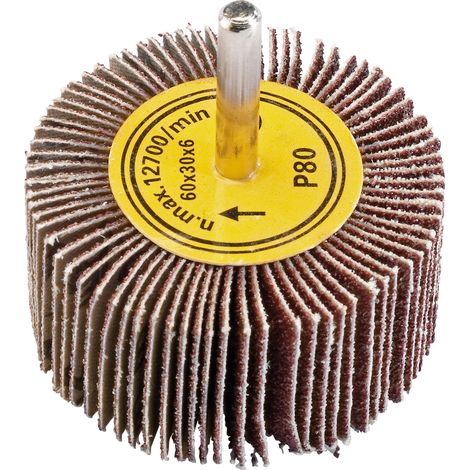 Draper 71919 Abrasive Flap Wheel, 60 x 30mm, 80 Grit (1/5)