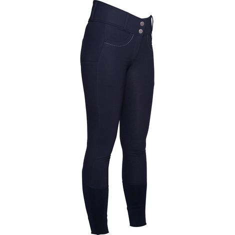 Reithose Arezzo Silikon-Kniebesatz: 38 IT, blu indaco