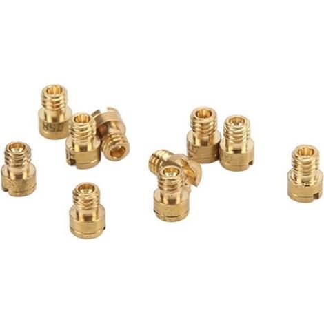 Lot de 10 jets principaux de carburateur en métal pour carburateur Generic Bing GY6 M4 52‑75 (1/4)