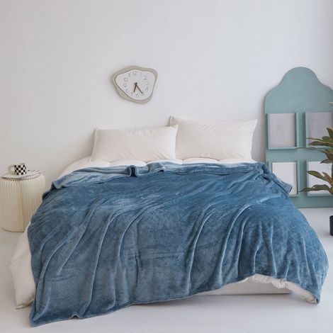 Couverture douce, moelleuse et chaude, couverture en peluche pour canapé, couverture confortable pour le lit, lavable en machine, épaisse et douce, à carreaux, couverture en peluche pour canapé. (1/5)