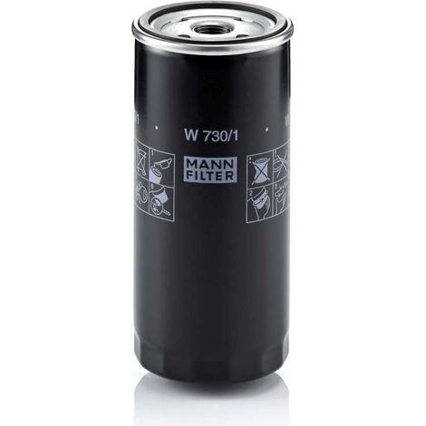 Filtre à huile Mann Filter pour VW Audi 80 1.9TDI, hauteur 170 mm, diamètre 76 mm