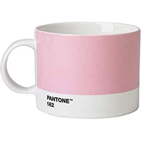Copenhagen design Pantone Tazza di tè, Porcellana, Rosa (Pink 182), 475 ml (1/3)