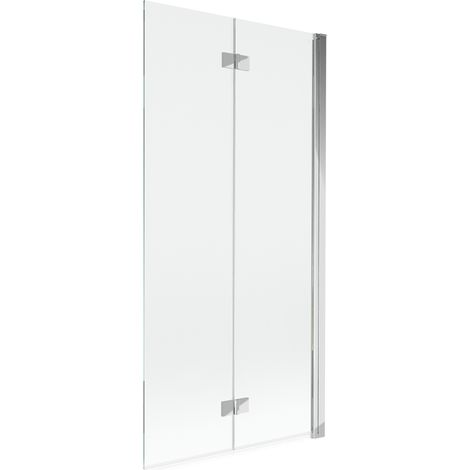 Pare-douche Mexen Mist à 2 volets droit 90 x 150 cm, transparent, chrom - 8A9-090-002-01-00-P (1/5)