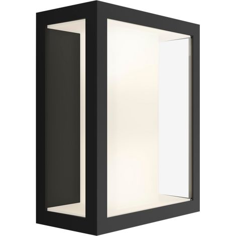 Applique murale - PHILIPS HUE - Impress - Lumiere blanche et colorée - Noir - Large - IP44 (1/5)