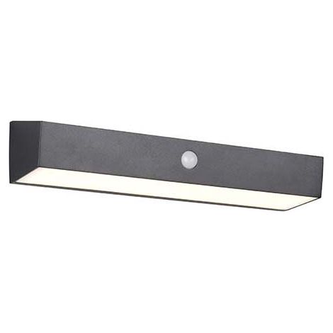 LED Wandleuchte Wandlampe Flurleuchte schwarz Sensor H 30,5 cm