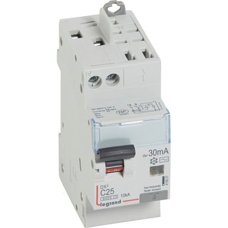 Differentieel Automaat DX3 1P+N Karakteristiek C 25A 30mA 6kA - LEG410807