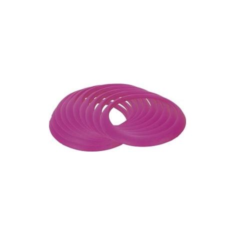 Makita Anneau de marquage 25 mm rouge 10 pièces - 184685-1