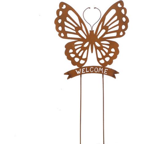 Papillon en métal - Déco jardin 84cm