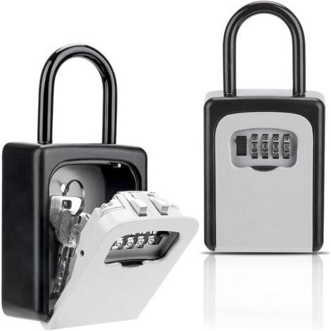 Custodia (ROBUSTA) Custodia ibrida resistente con fondina e supporto per nuove (tutti i porta-pistole) - Confezione al dettaglio (Nero) (1/4)