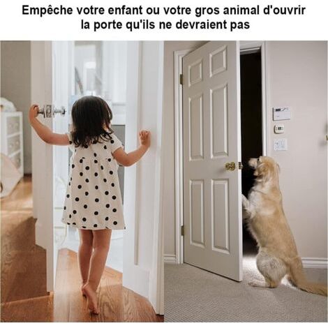 Serrure de porte magnétique en acier inoxydable, 1 pièce, aimant puissant pour armoire, tiroir, porte de douche magnétique (1/3)