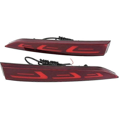1 Paar LED-Rückstrahler für die hintere Stoßstange des Hyundai Solaris Accent (2017–2019) (1/5)