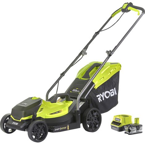 Ryobi RLM18X33B40 Akku Rasenmäher 18 V 33 cm ( 5133004306 ) + 1x Akku 4,0 Ah + Ladegerät (1/5)