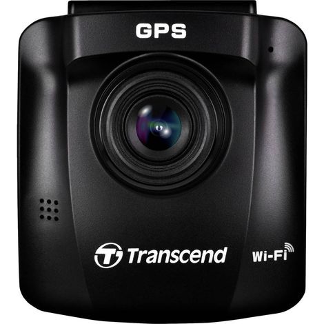 Transcend DrivePro™ 250 Dashcam Max. angolo di visuale orizzontale=140 ° 12 V, 24 V GPS con rilevamento radar, Time lap (1/5)