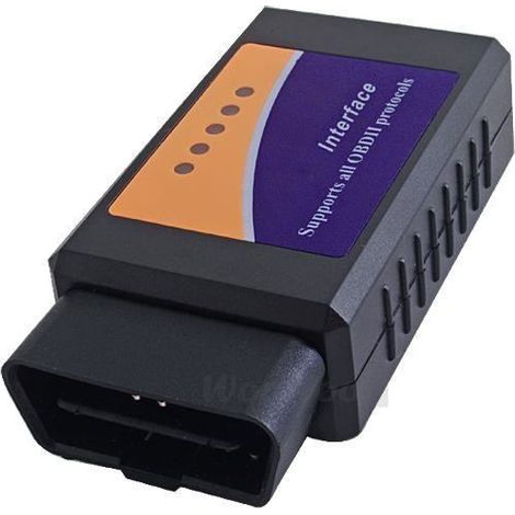 Scanner de diagnostic OBD2 - Bluetooth - Universel - Compatible voitures 1996 et plus - Noir (1/3)