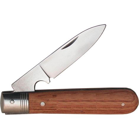 Couteau 'Š¢ cble 1 pice avec manche en bois