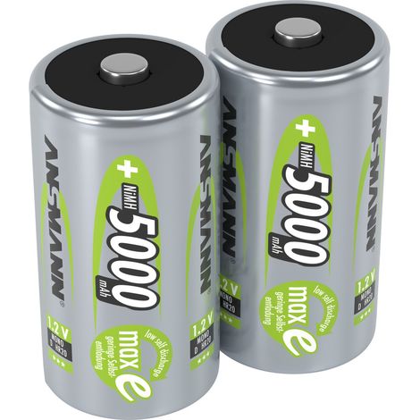 Ansmann maxE HR20 Mono (D)-Akku NiMH 5000 mAh 1.2 V 2 St. (1/5)