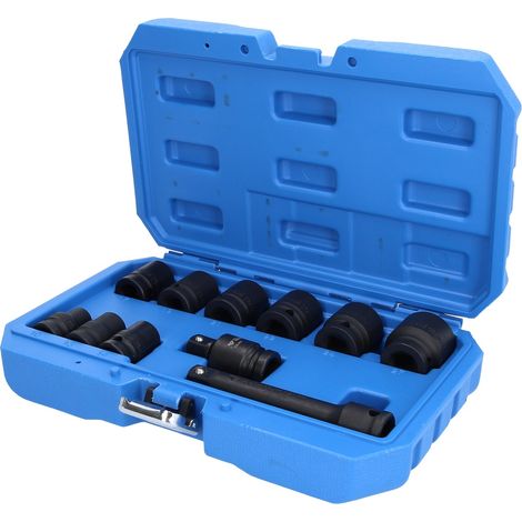 Brilliant Tools 1/2 Kraft-Stecknuss-Satz, Sechskant, 11-tlg., kurz