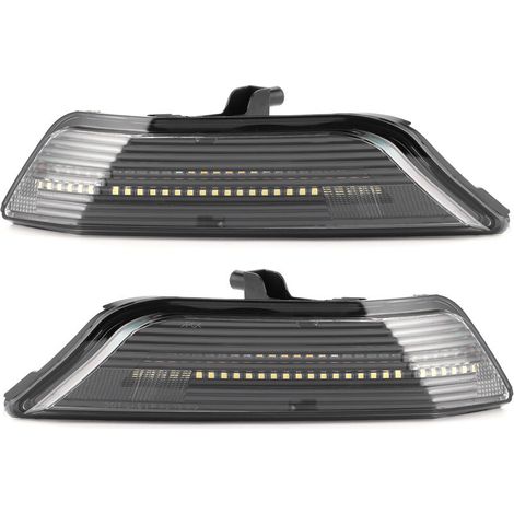2x LED-Blinker vorne mit wasserdichten Blinkern, kompatibel mit Mustang 2015-2017, von DEBUNS (1/4)