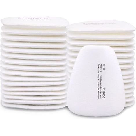 5N11 Filtres à Particules - Lot de 30 pour Masques ANUNU 6001, Compatible Séries 6200, 6800, 6000, 7501, 7502 - Protection Peinture, Époxy, Aérosols (1/5)