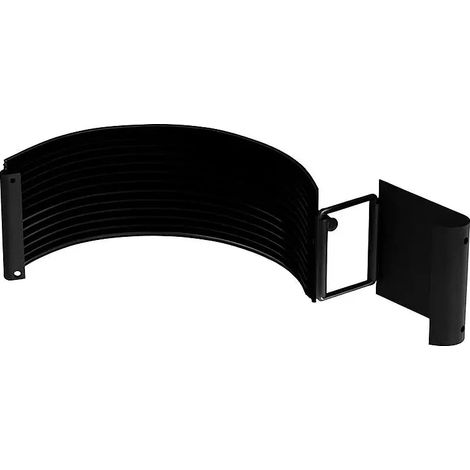 Manchon d’assemblage gouttière acier Ø127 mm – Noir RAL 9005