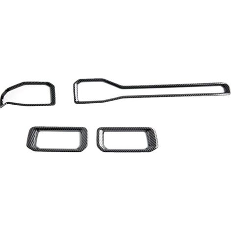 4 covers for the front side air vents and center air vent of the 24-25 Ford Mustang (1/5)