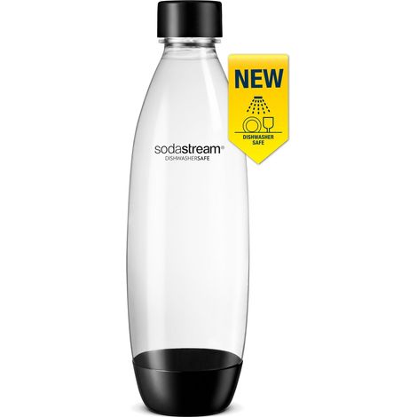 SodaStream DWS Flasche 1L transparent ohne BPA (1/2)