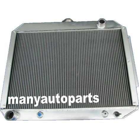 Radiador de aluminio, 22,5 x 11 x 3 pulgadas, compatible con Chrysler/Dodge Polara 1966-1970, motor V8 440 de 7,2 L, 10 kg (1/5)