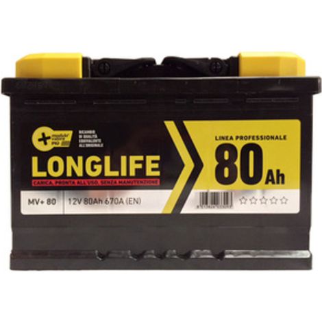 BATTERIA AUTO MV+ 80-670A