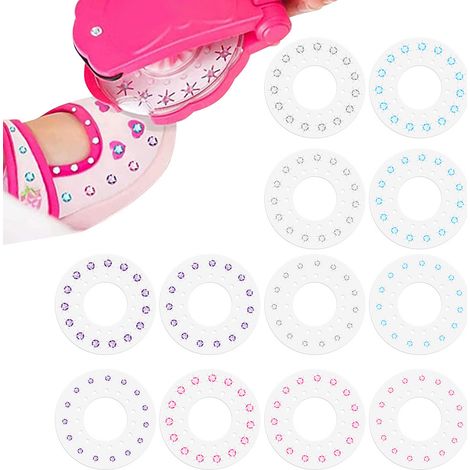 Set mit 12 Strass-Haar-Ersatzteilen – 180 Stück – Modische Haaraccessoires für Mädchen – Kreative DIY-Dekoration (1/5)