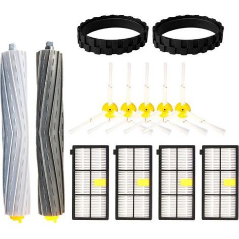 Accessori per spazzatrice 13 in 1, compatibili con la spazzola principale, la spazzola laterale e il kit di rivestimento per pneumatici dei modelli iRobot 860, 880, 870, 980 e 960. (1/5)