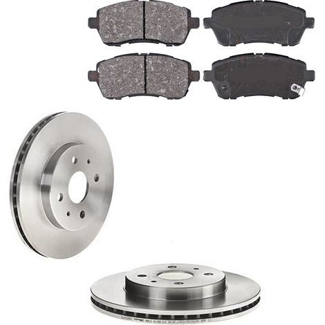 KIT FRENI ANTERIORI compatibile con DAIHATSU SIRION (M3) - DISCHI + PASTIGLIE OEM: FDB4279, FDB4426 / 17794 , 17813 /SOSTITUZIONE DIRETTA/BASSA POLVERE/SILENZIOSO (1/5)