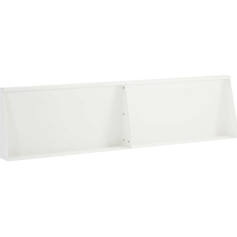 vidaXL Muro de Contención 2 uds. 80 x 12 x 40 cm Acero Blanco (1/5)