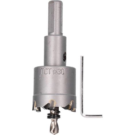 Wie man einen Sägebohrer-Öffner aus Hartmetall (TCT) zum Bohren und Schneiden von Metall und Holz (30 mm) herstellt