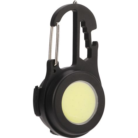 Mini lampe torche LED portable multifonction USB, mini porte-clés, lampe de travail COB pour l'extérieur (1/5)