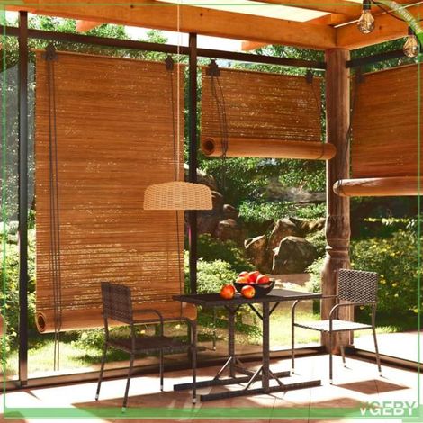 Ensemble à manger de jardin - FAFEICY - 3072480 - Gris - Table verre - Chaises empilables (1/5)