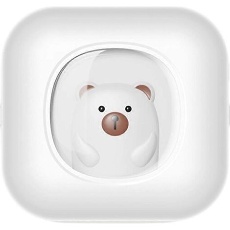 Mini imprimante d'étiquettes portable, thermique et sans encre, avec Bluetooth, pour étiquettes adhésives et photos (blanches). (1/5)