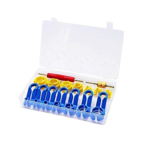 Kit de 16 1 Outils Déconnecteur Conduites Carburant/AC Voiture - pour Ligne Climatisation, Refroidisseur Huile et Tuyau Essence (1/5)
