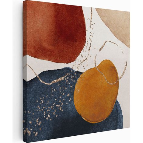 Tableau toile Carré - Abstrait géométrique - 80x80 cm (1/2)