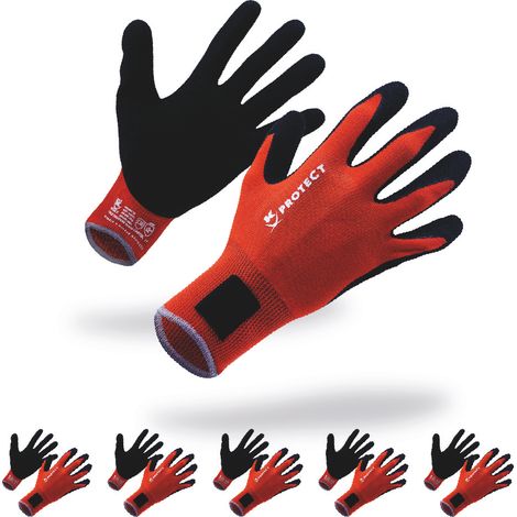 KELI - Lot 5 Gants Manutention Absoption Choc Foamy T10 (1/5)