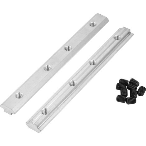 Profilé en aluminium, connecteur droit intérieur en acier au carbone, norme UE (4545 M8, 2 pièces) (1/5)