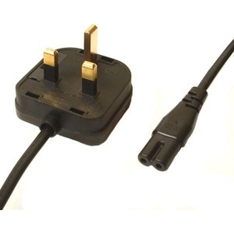 Cable de Alimentación C5 Cloverleaf To UK- reino unido (1/2)
