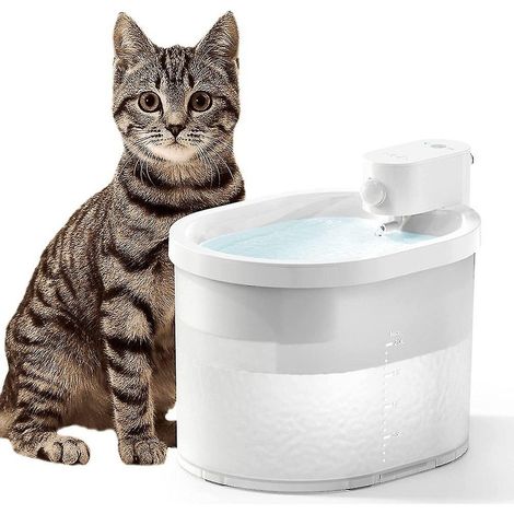 Distributeur d'eau pour chats, à circulation automatique intelligente, sans fil et à induction, pour chiens. (1/5)