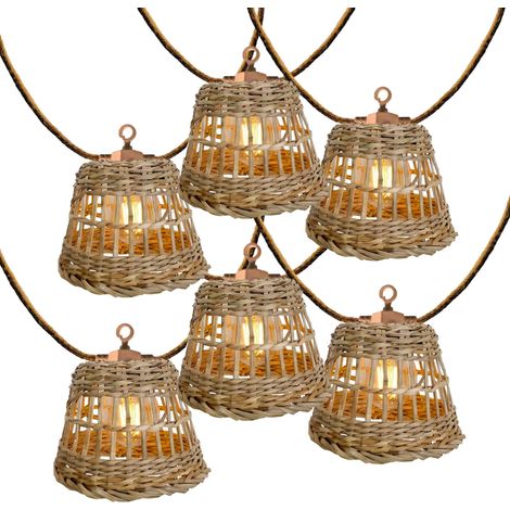 Guirlande solaire SAMOA HYBRID 20 ampoules 13M (1/4)