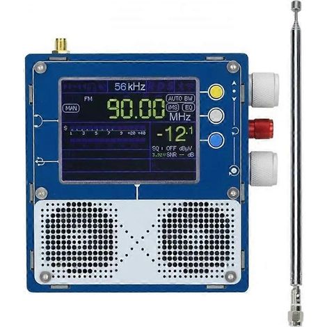 Radio TEF6686 à bande complète MW/SW/FM avec DSP, amplificateur LNA intégré, écran 3,2 pouces et prise en charge des mises à jour du firmware. (1/5)