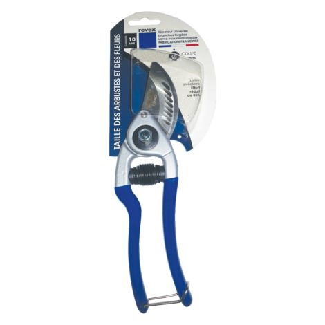 Tijeras de podar 1 mano con funda de PVC forjado 20 cm REVEX - 153040